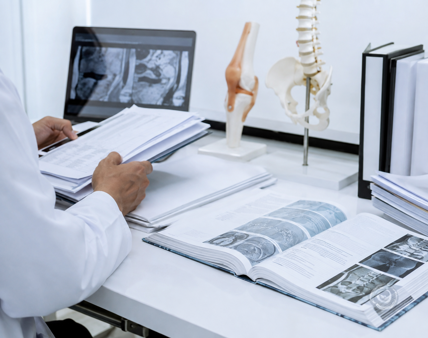 Medical imaging reviewed when assessing a possible structural source of chronic pain