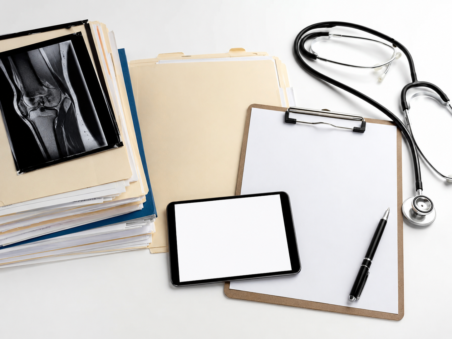 Patient support visual for organizing records, questions, translation and follow-up information
