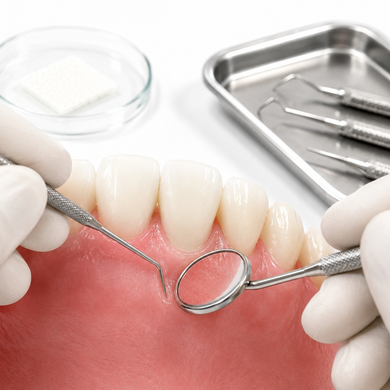 Patient questions about periodontitis treatment and stem cell evidence