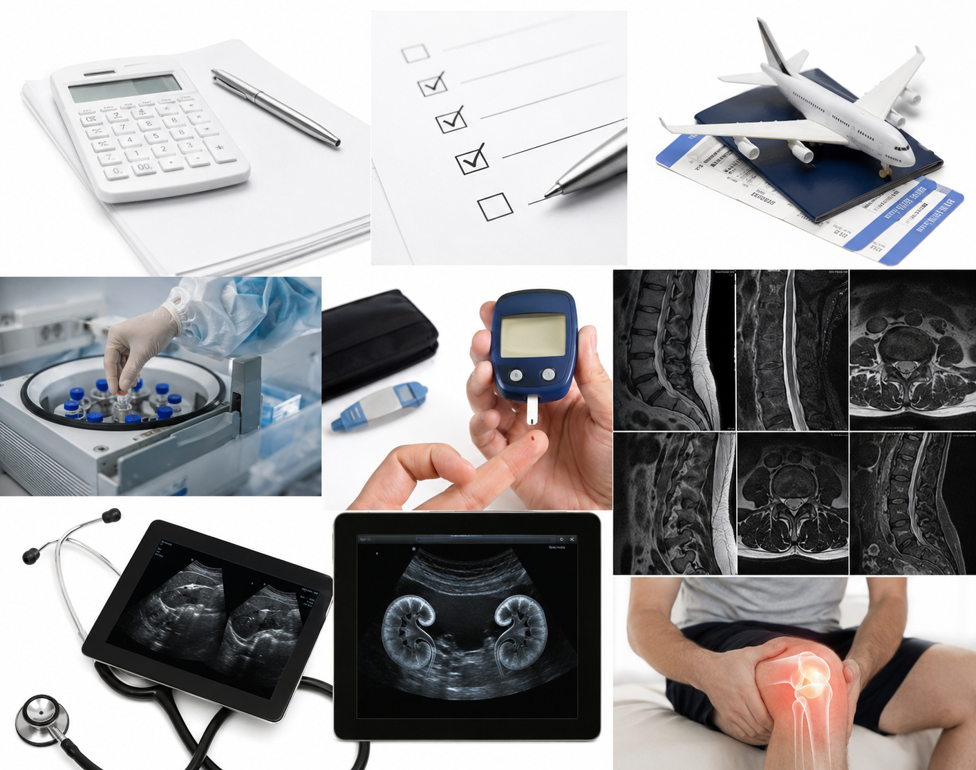 Patient records reviewed alongside regenerative medicine evidence and planning guides