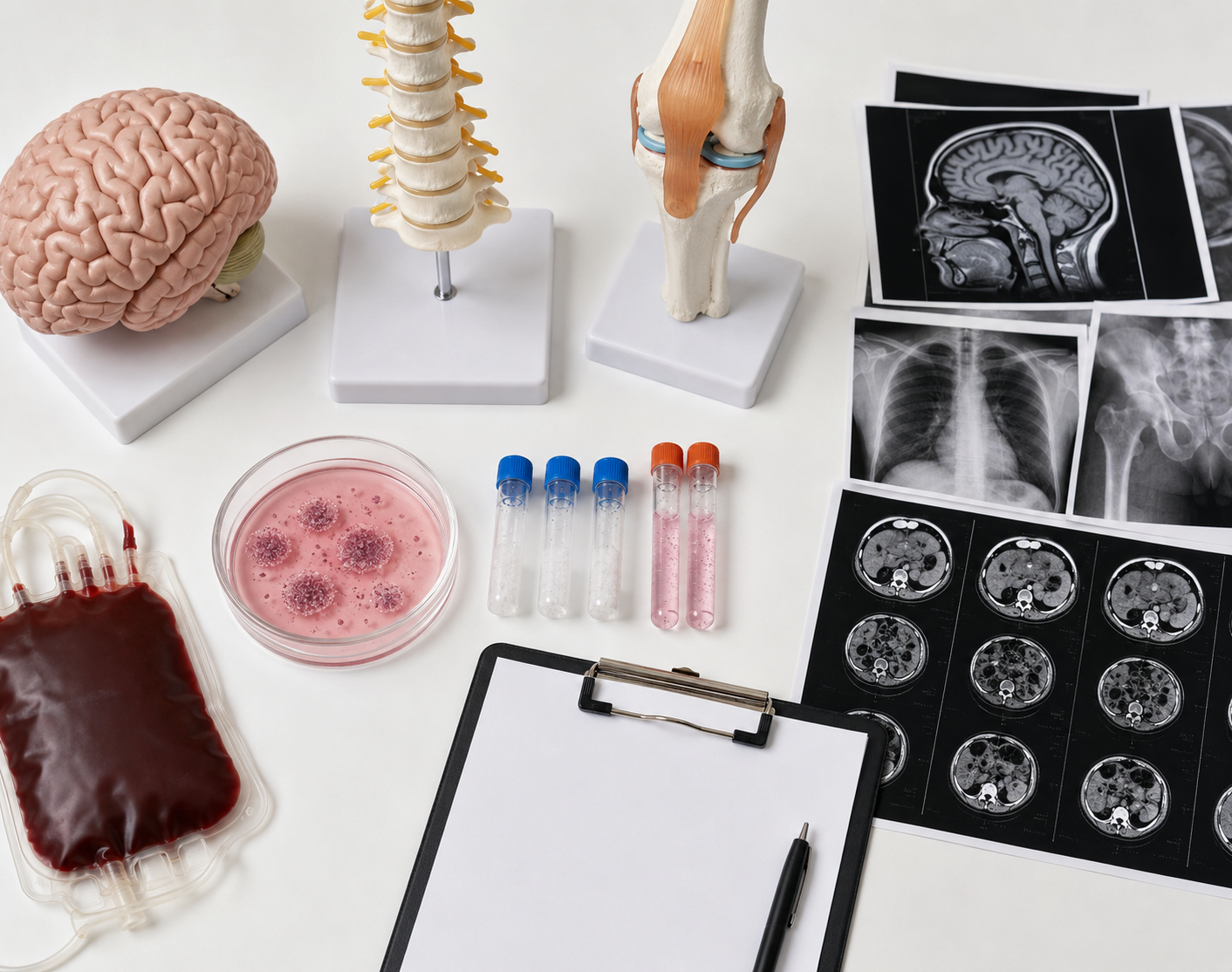 Medical imaging example used for baseline and follow-up comparison in regenerative medicine review