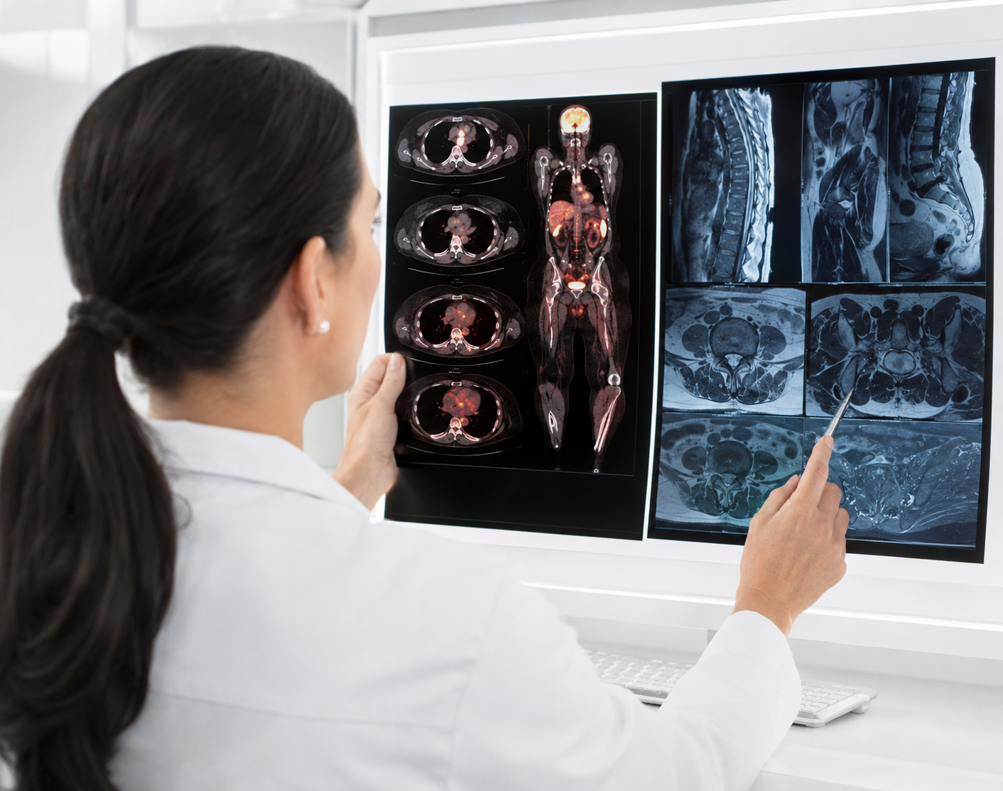 PET-CT and MRI imaging comparison for cancer-related evaluation