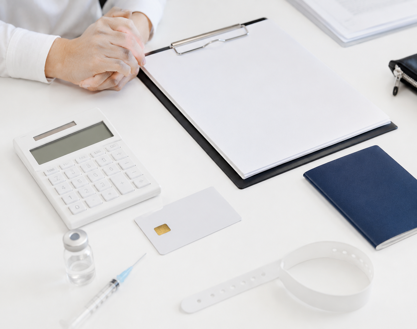 Cost and procedure records prepared for a regenerative medicine travel review in Japan