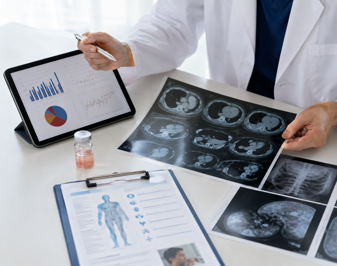 Pre-treatment screening information used to identify contraindications