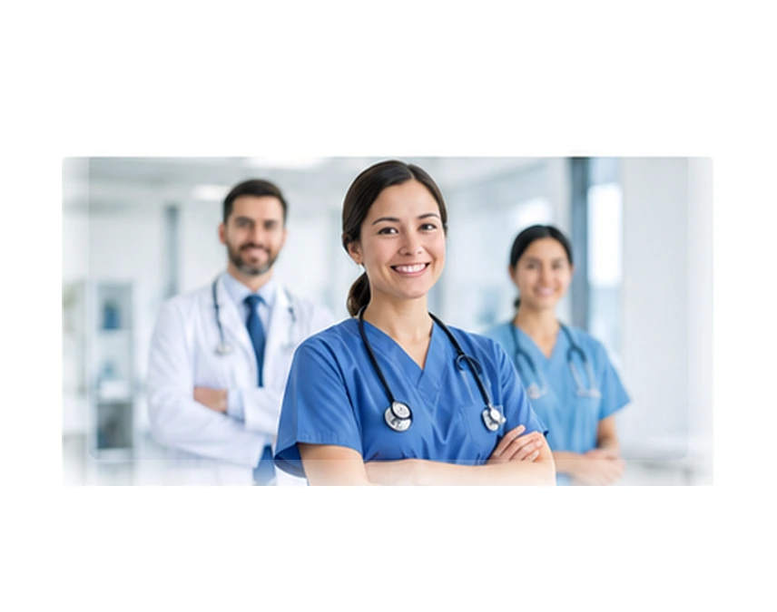 Medical records image representing patient information review and Japan medical coordination support